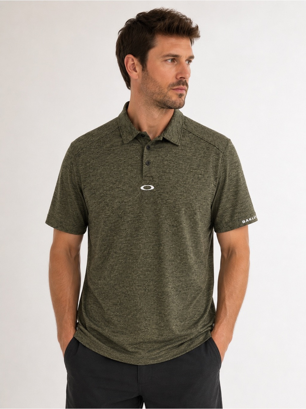 Oakley Men's Olive Green Performance Polo | XL